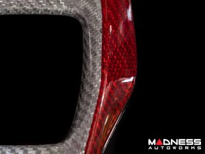 Alfa Romeo Stelvio Shift Gate Trim Panel - Carbon Fiber - 2020+ - Italian Theme - Feroce Carbon
